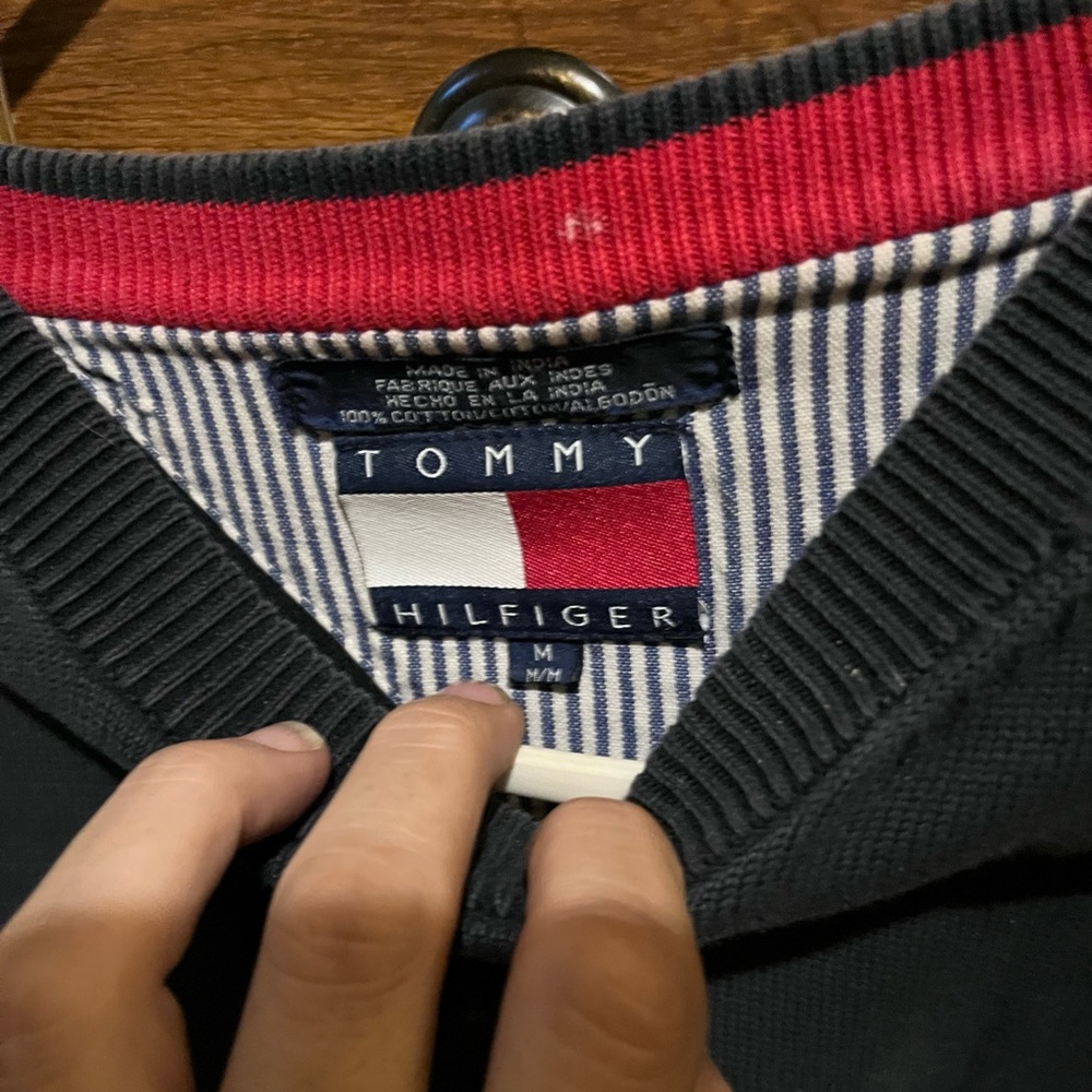 Tommy Hilfiger used blue sweater medium size